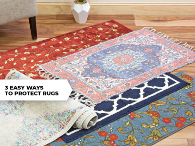 3 Easy Ways to Protect Rugs