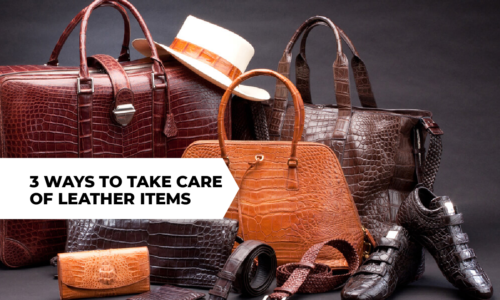 3 Ways to Take Care of Leather Items