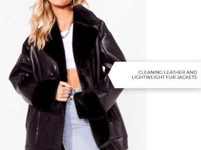 Cleaning leather and lightweight fur jackets