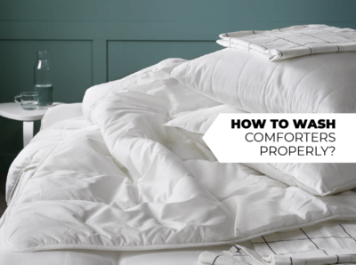 How to Wash Comforters Properly?