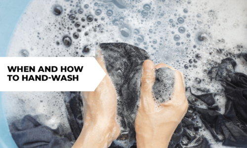 When and How to Hand-Wash