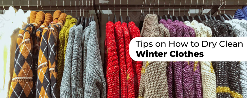 dry clean winter clothes